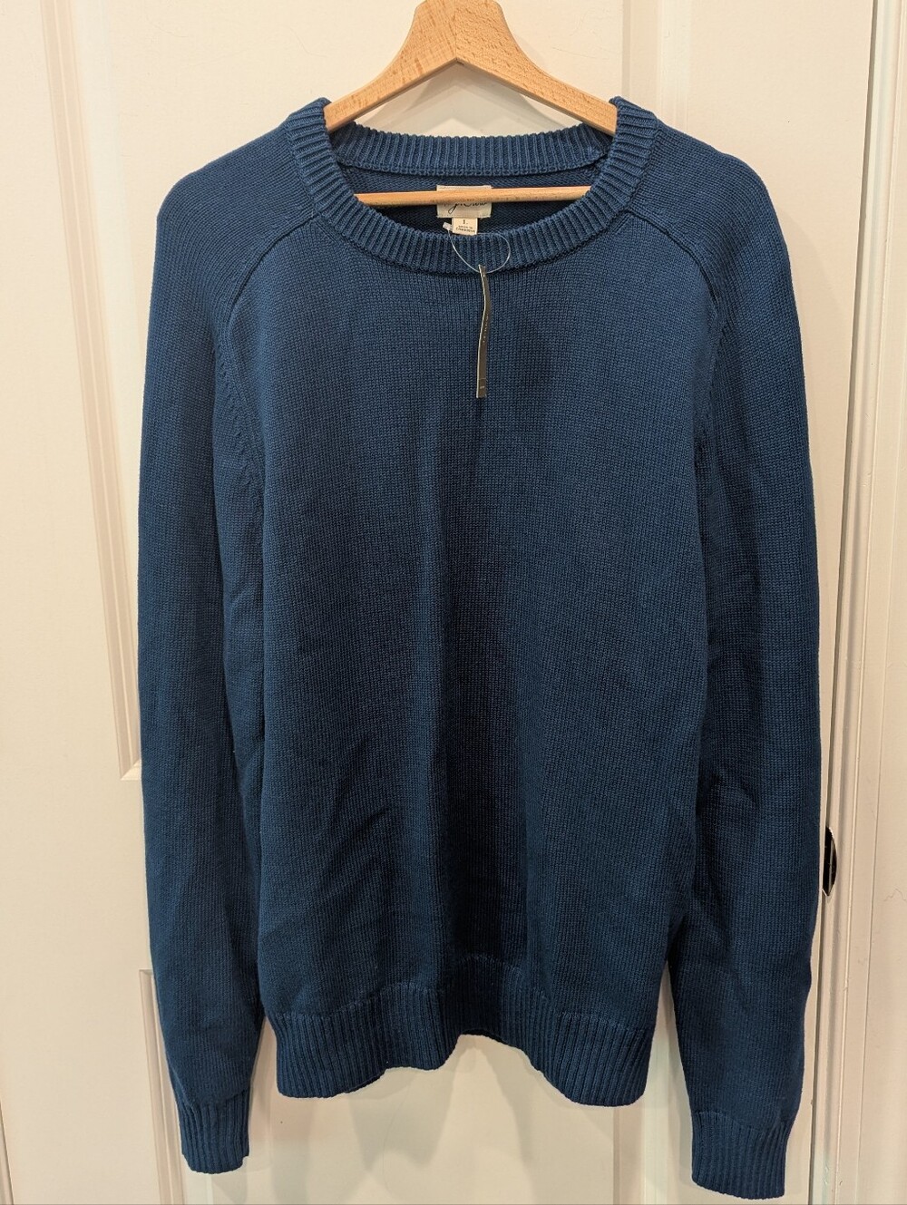 Men's Crewneck Sweater in Navy Blue(NEW) Men's J.Crew Navy Heritage 100% Cotton